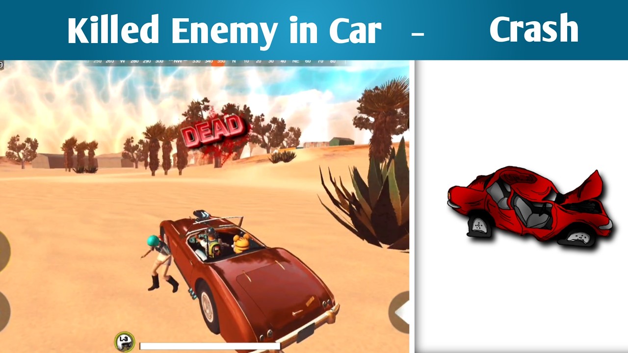 Killing Enemies in Cars 😤 Survival Unknown Battle Royale