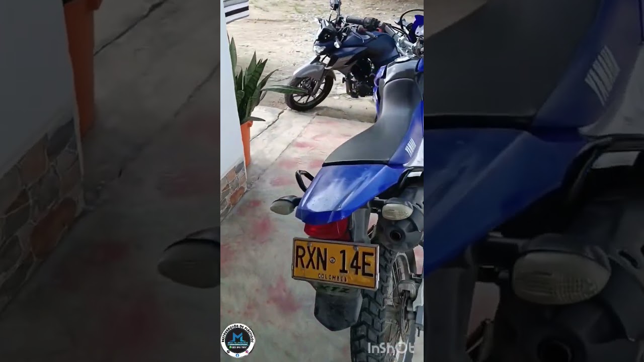 Restauración total de una Yamaha XTZ 250 sus plásticos se restauraron sin pintar❌