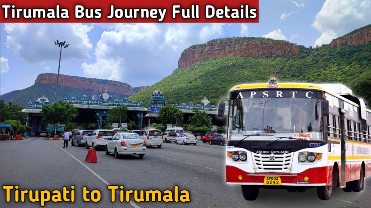 Tirupati to Tirumala Bus Journey| Tirupati to Tirumala bus travel, ticket price, timings| APSRTC Bus