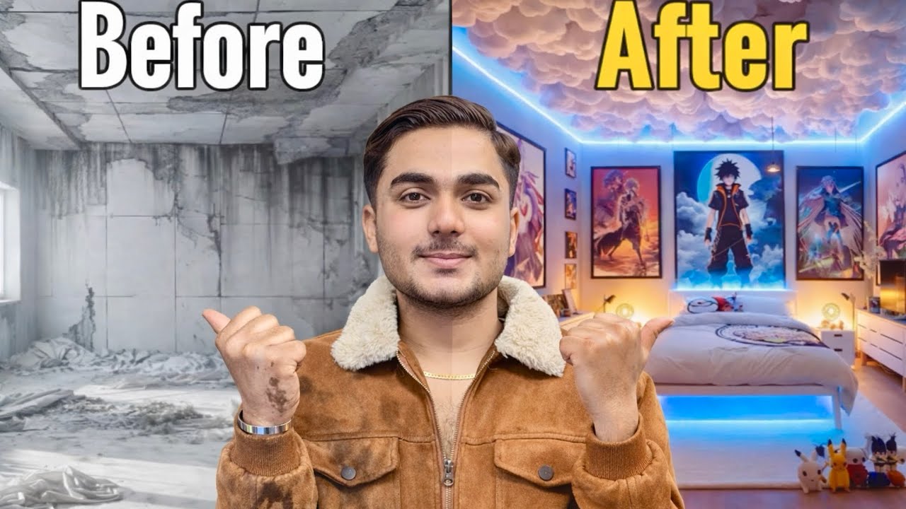 Luxury room ke liye sari shopping kar li💸 Kitna budget lagega ||  room design reveal 🔥￼