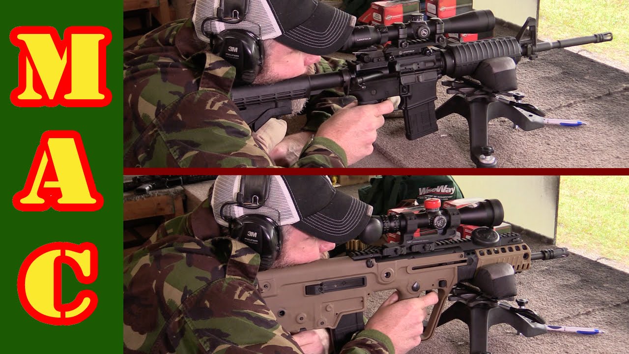 Accuracy Shootout: IWI X95 vs Colt 6920 with M193