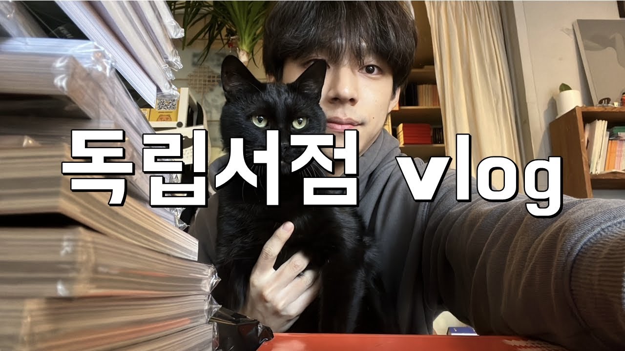 3주동안 고양이와 독립서점을 맡아본 책방 브이로그[VLOG]