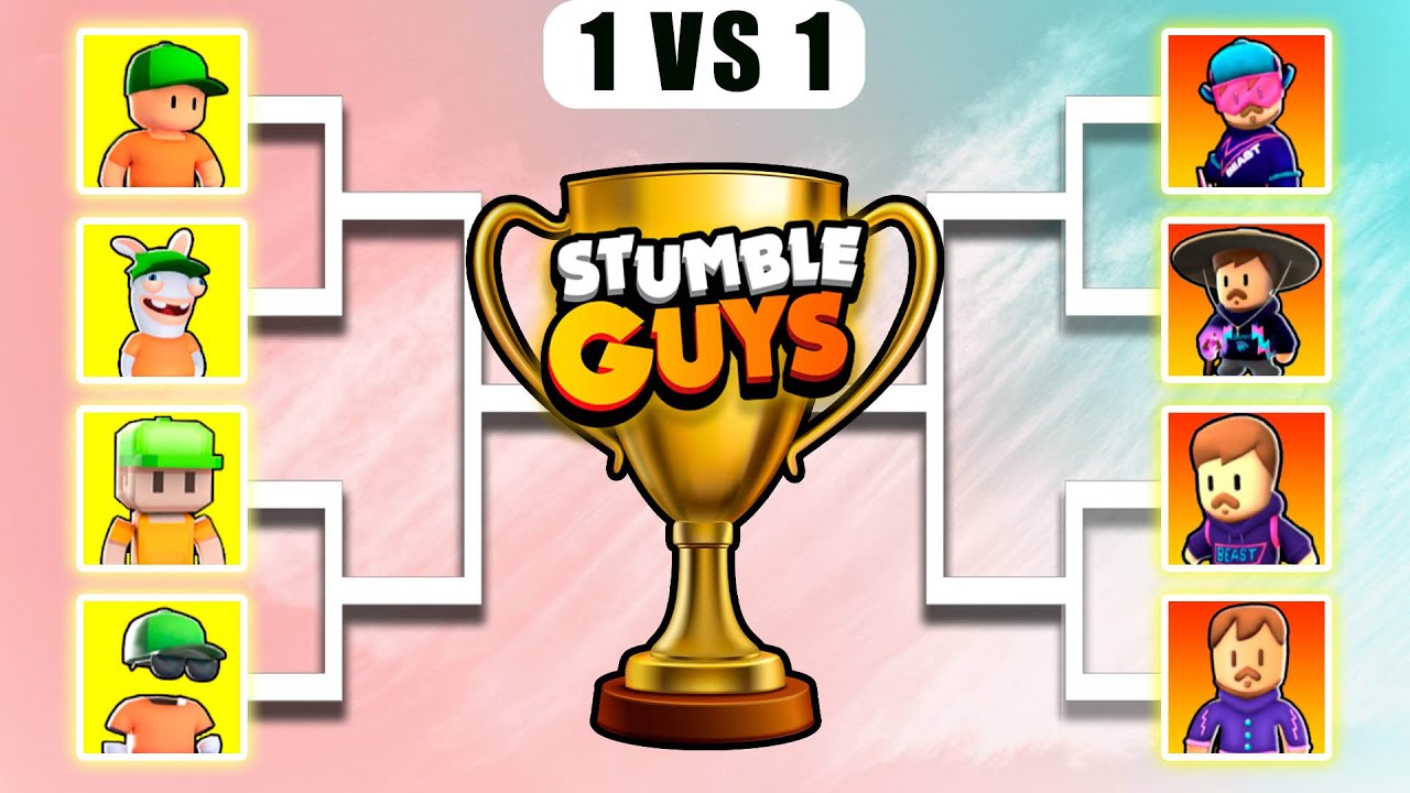 MR. STUMBLES vs MR. BEASTS Skins Tournament in Stumble Guys🔥
