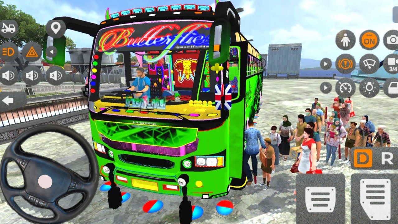 💥 Bus Simulator Indonesia Heavy Traffic Bus Driving Gameplay Video 