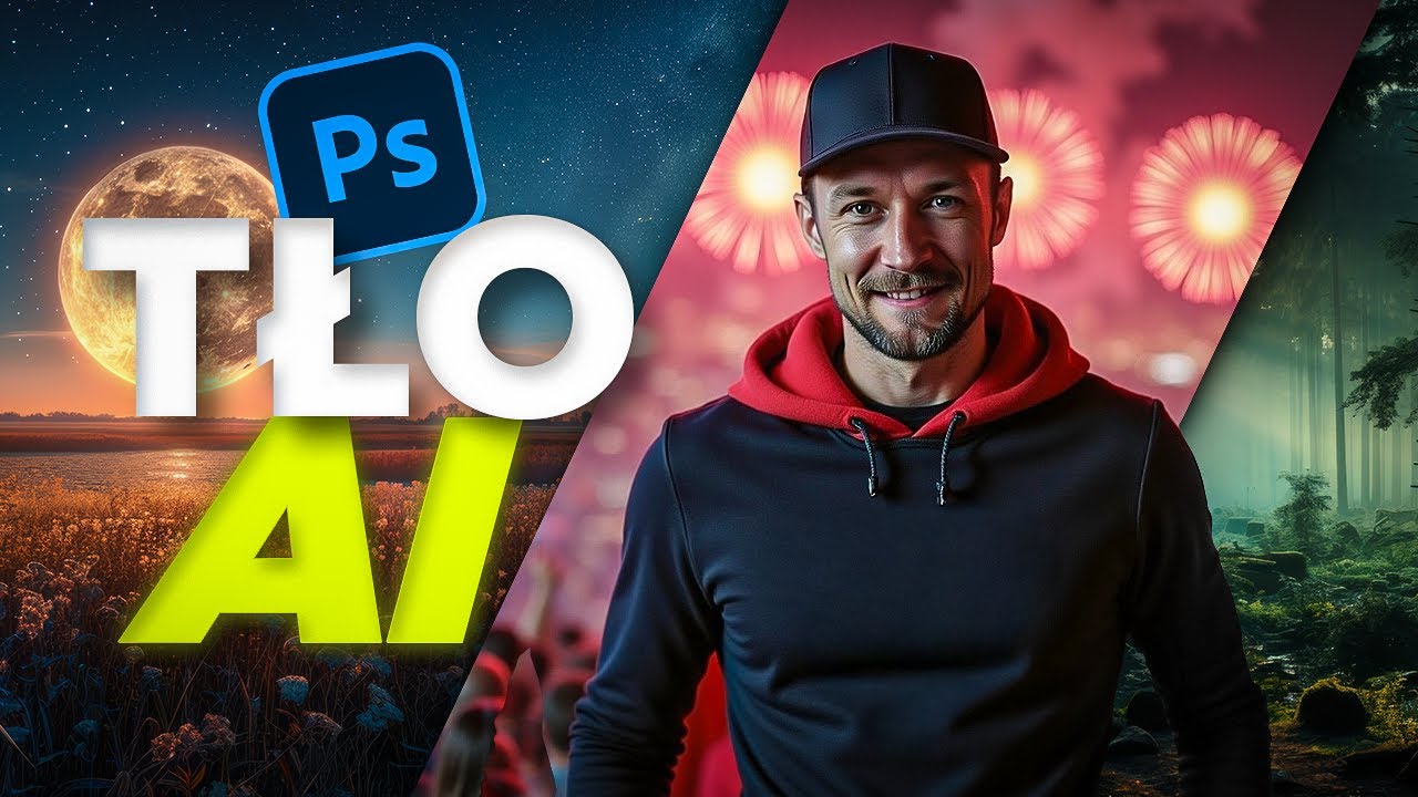 AI tło w Photoshopie - Zmiana tła w 5 Sekund!