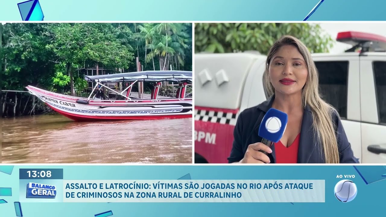 HOMENS SÃO JOGADOS NO RIO APÓS ATAQUE DOS CRIMINOSOS