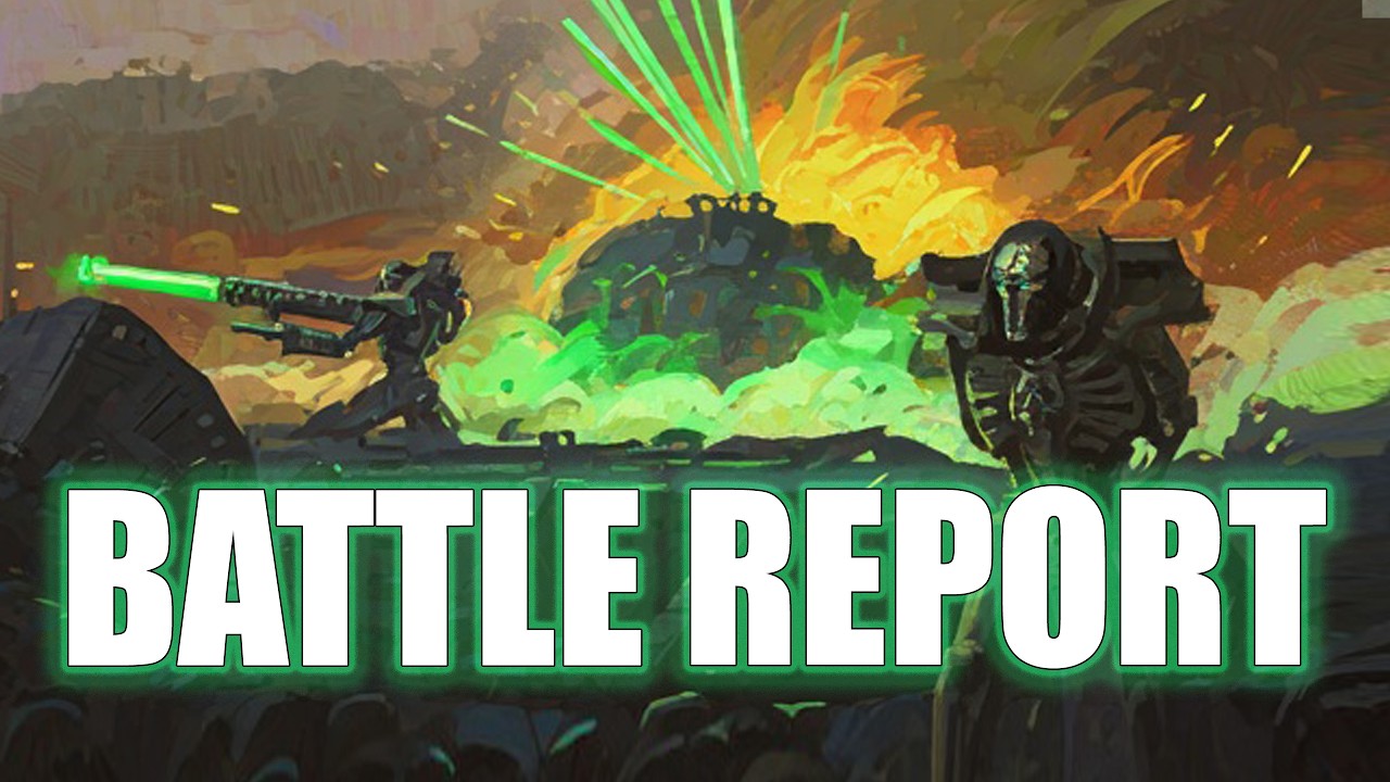Отчет о битве некронов в Warhammer 40k: Арсенал Звездных Разрушителей против Тау.
