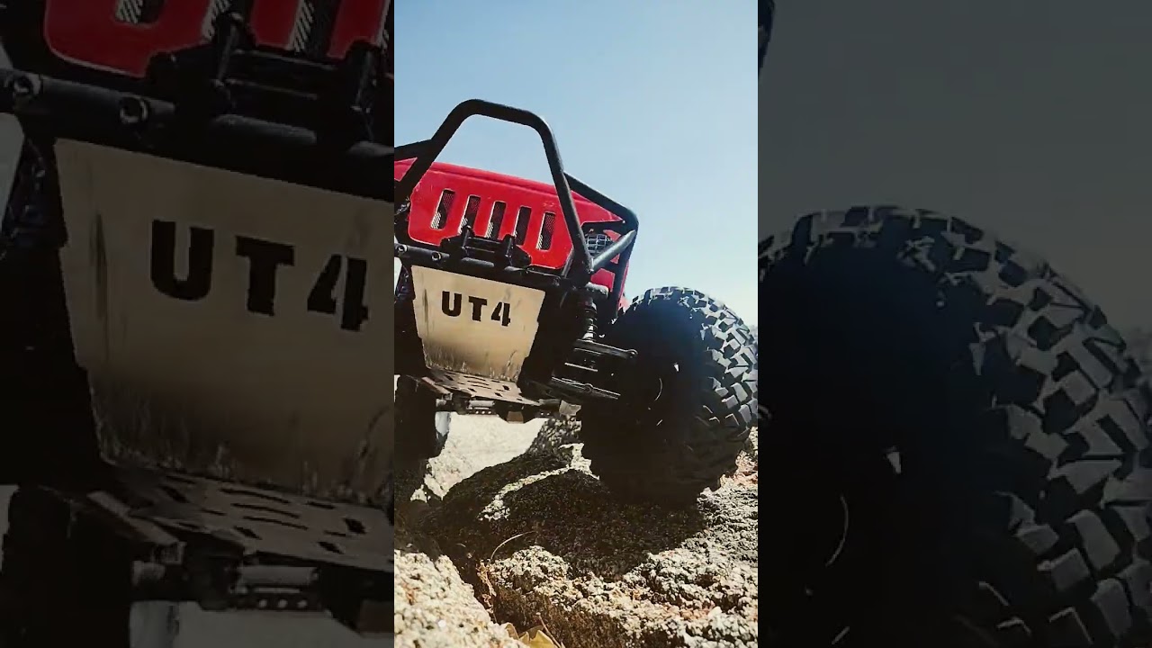 cross RC ut4 first test run with skid plates