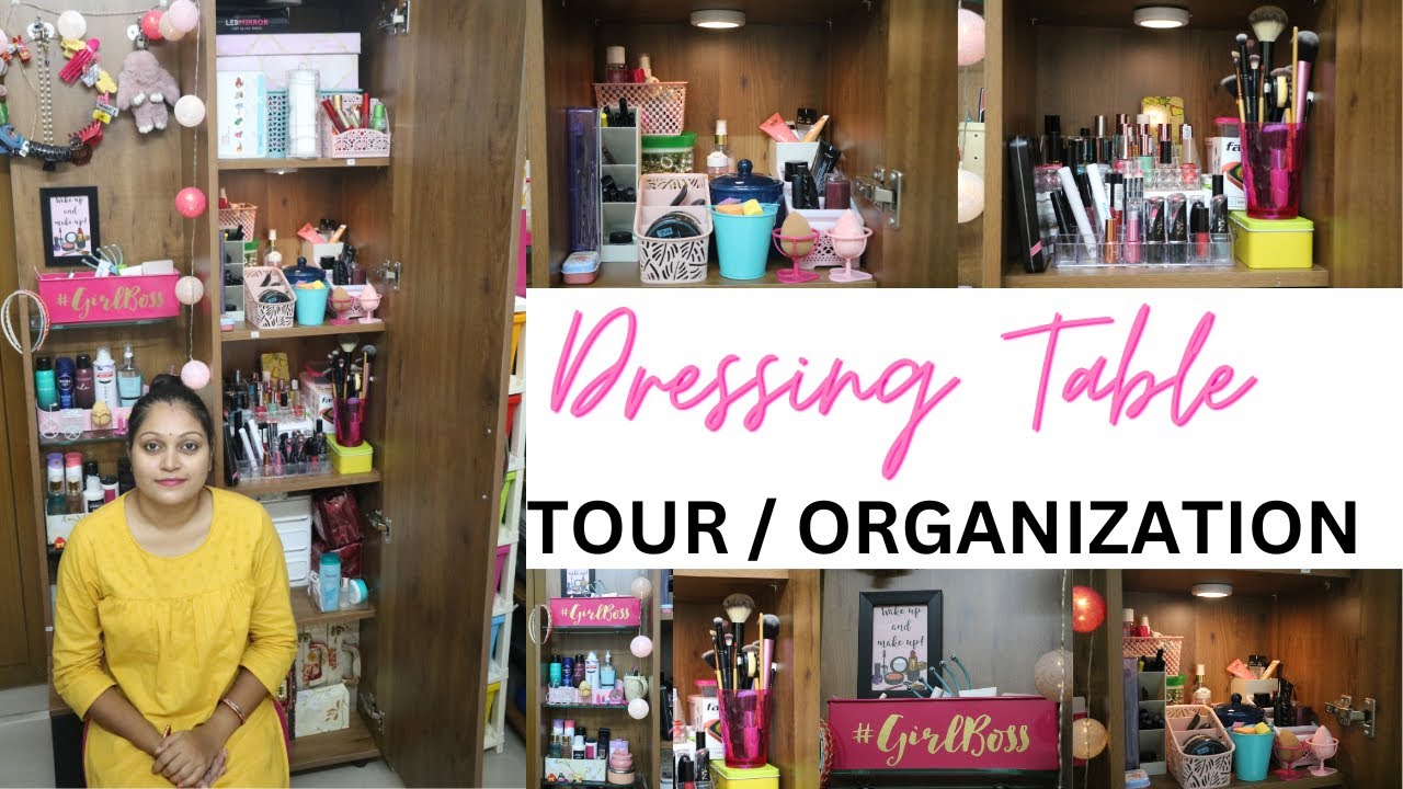 DRESSING TABLE TOUR || ORGANIZATION || MURMU COUPLE
