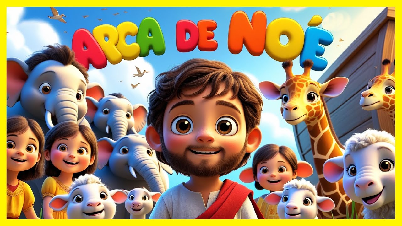 🐒🦁Arca de Noé🐸🦒 e Muito Muito Mais Músicas Gospel Infantil