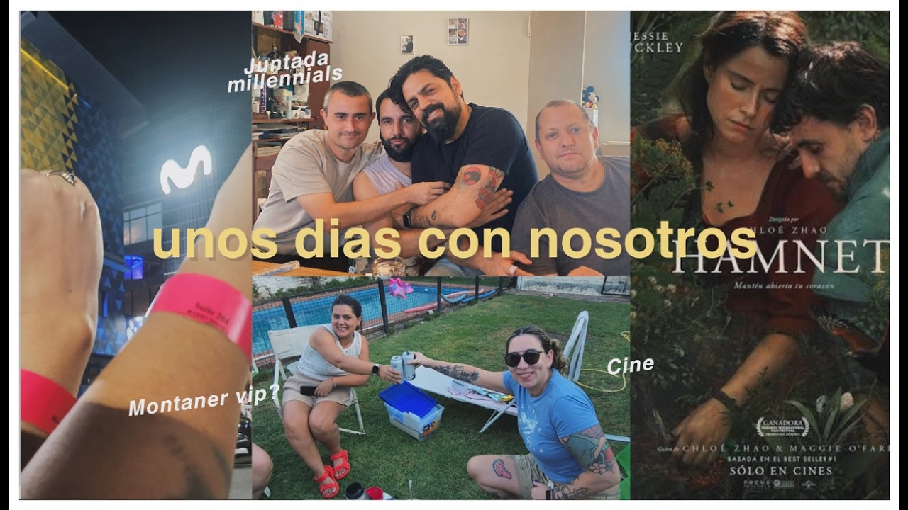 Unas semanas con nosotros 🇦🇷 Asado, recital y cine | Vlog