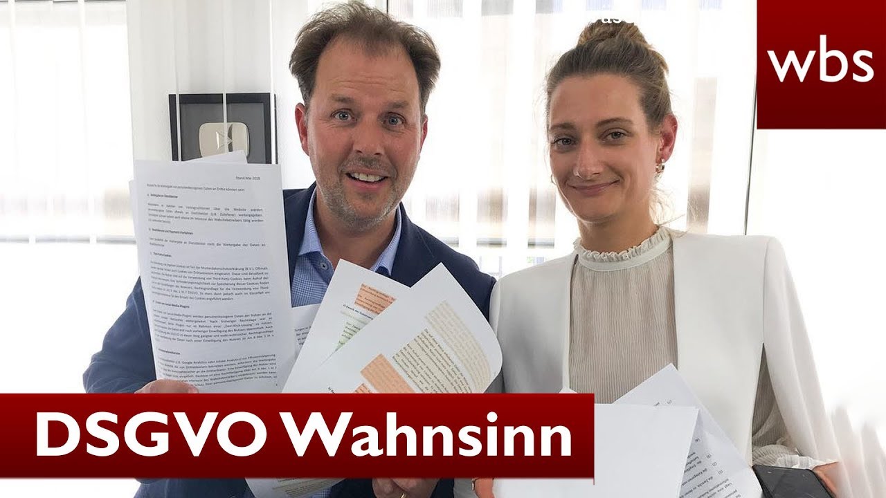 DSGVO Wahnsinn: So absurd wird es WIRKLICH, wenn man sich daran hält | RA Christian Solmecke