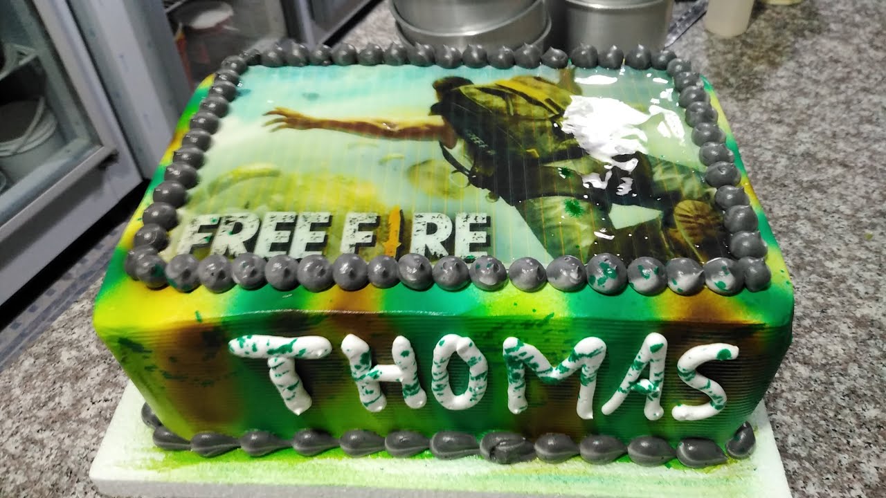 PASTEL DE FREE FIRE PARA CUMPLEAÑOS |BOLO FREE FIRE CHANTILLY |FREE FIRE BIRTHDAY CAKE
