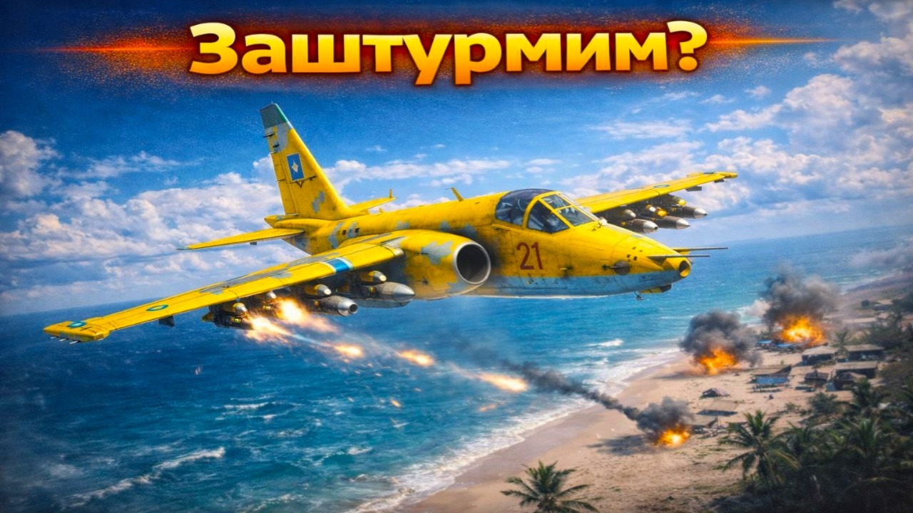 War Thunder-  Су-25 реально штурмить?