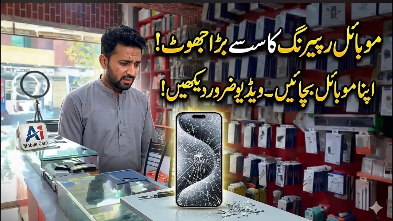 فون کا ٹچ ٹوٹ گیا؟ 📱 دکان پر جانے سے پہلے یہ ویڈیو لازمی دیکھیں!