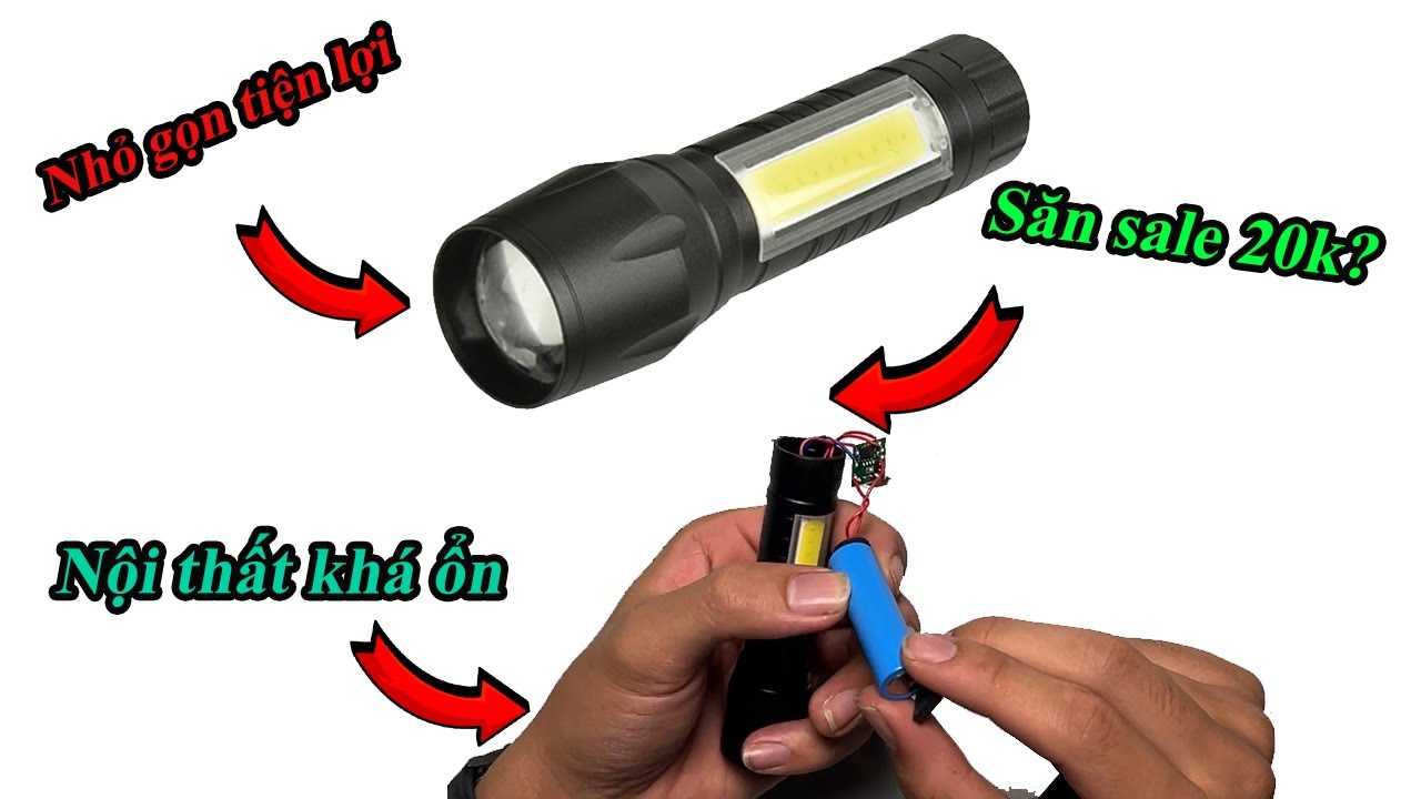 Review đèn pin mini giá rẻ || Chất lượng khá tốt || Săn sale 20k ?