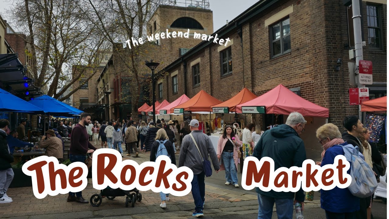 Walk along The Rocks Market @Sydney