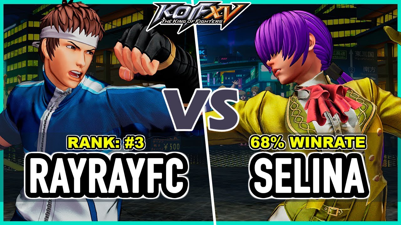 KOF XV 🔥 RayRayFc (O.Yashiro/Shingo/Rugal) vs Selina (O.Shermie/Mai/Athena) 🔥 Steam