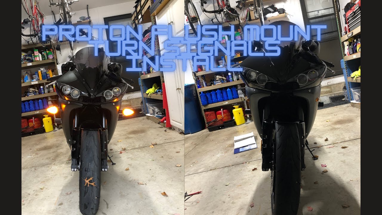 Proton Flush Mount Turn Signal Installation 2005 Yamaha R6