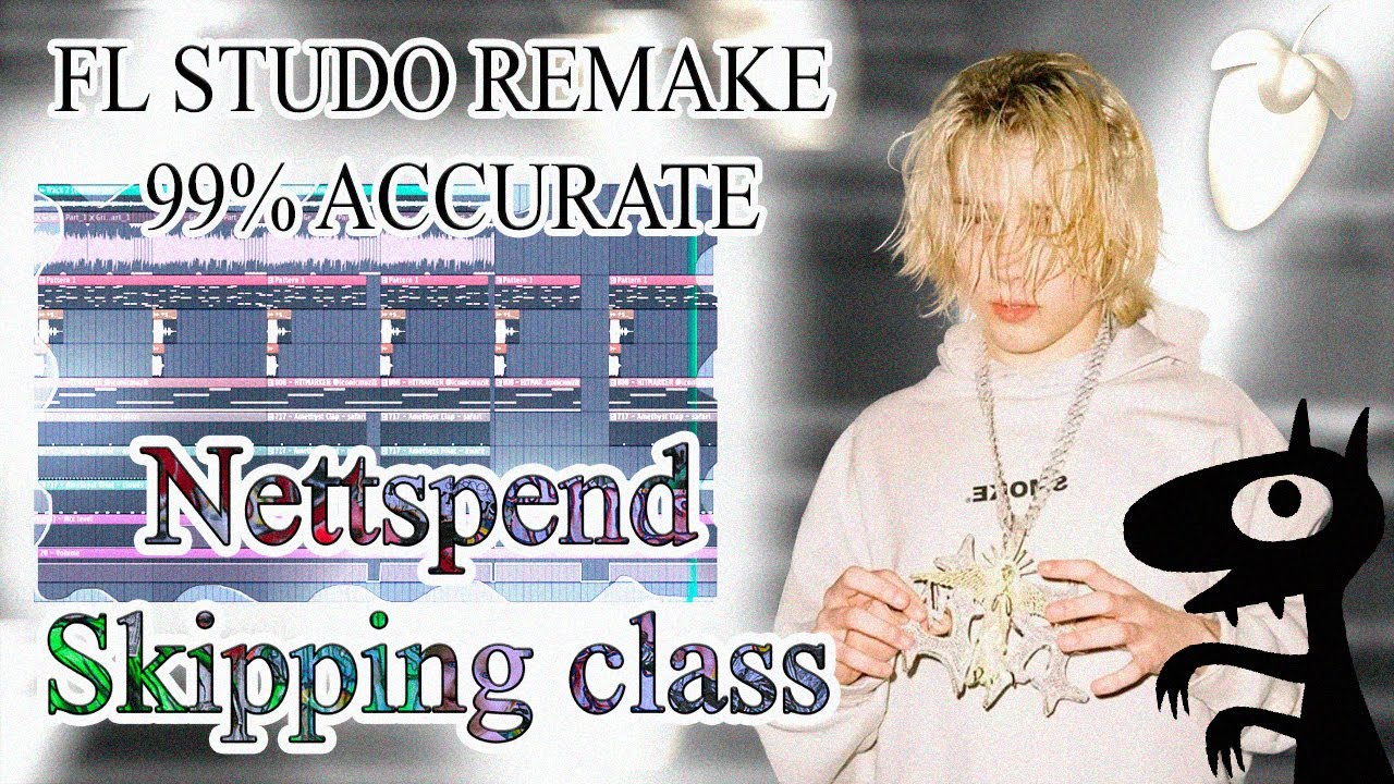 [99% ACCURATE] РАЗБОР БИТА ИЗ ТРЕКА Nettspend - Skipping Class в FL STUDIO 24 + FLP!