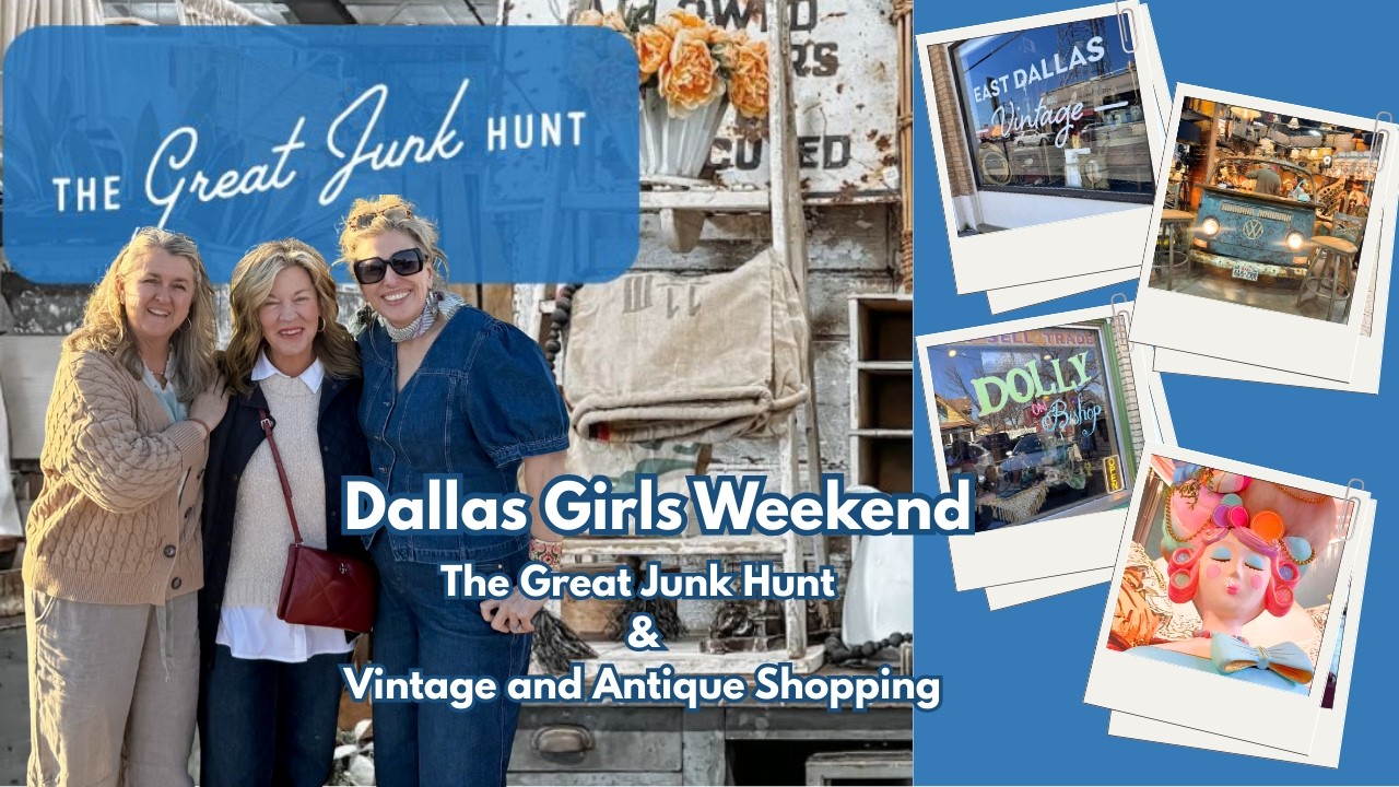 The Great Junk Hunt Dallas | Girls Weekend Trip Vintage Antique Shopping Bishop Arts District Shops