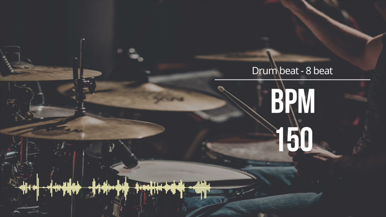 150 BPM 드럼비트 (Simple Straight Beat 150 BPM)
