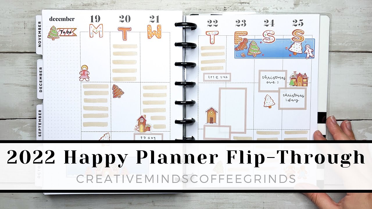 2022 HAPPY PLANNER FLIP-THROUGH