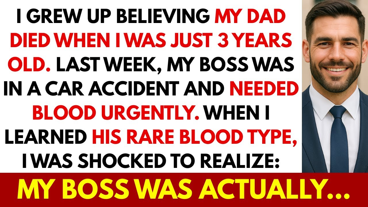 Mom Said Dad Died In A Car Crash When I Was 3. But 28 Years Later, My Boss’s Blood Test Exposed...