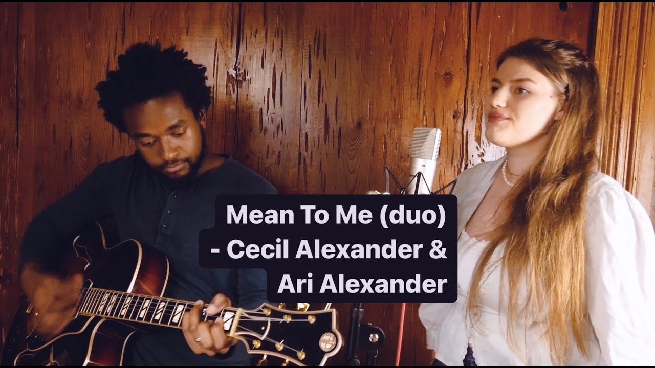 Mean To Me (Jazz Duo Performance) - Cecil Alexander & Ari Alexander (Visen)