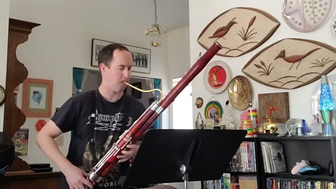 Weissenborn Bassoon Etude No. 45 from Fifty Advanced Studies 
