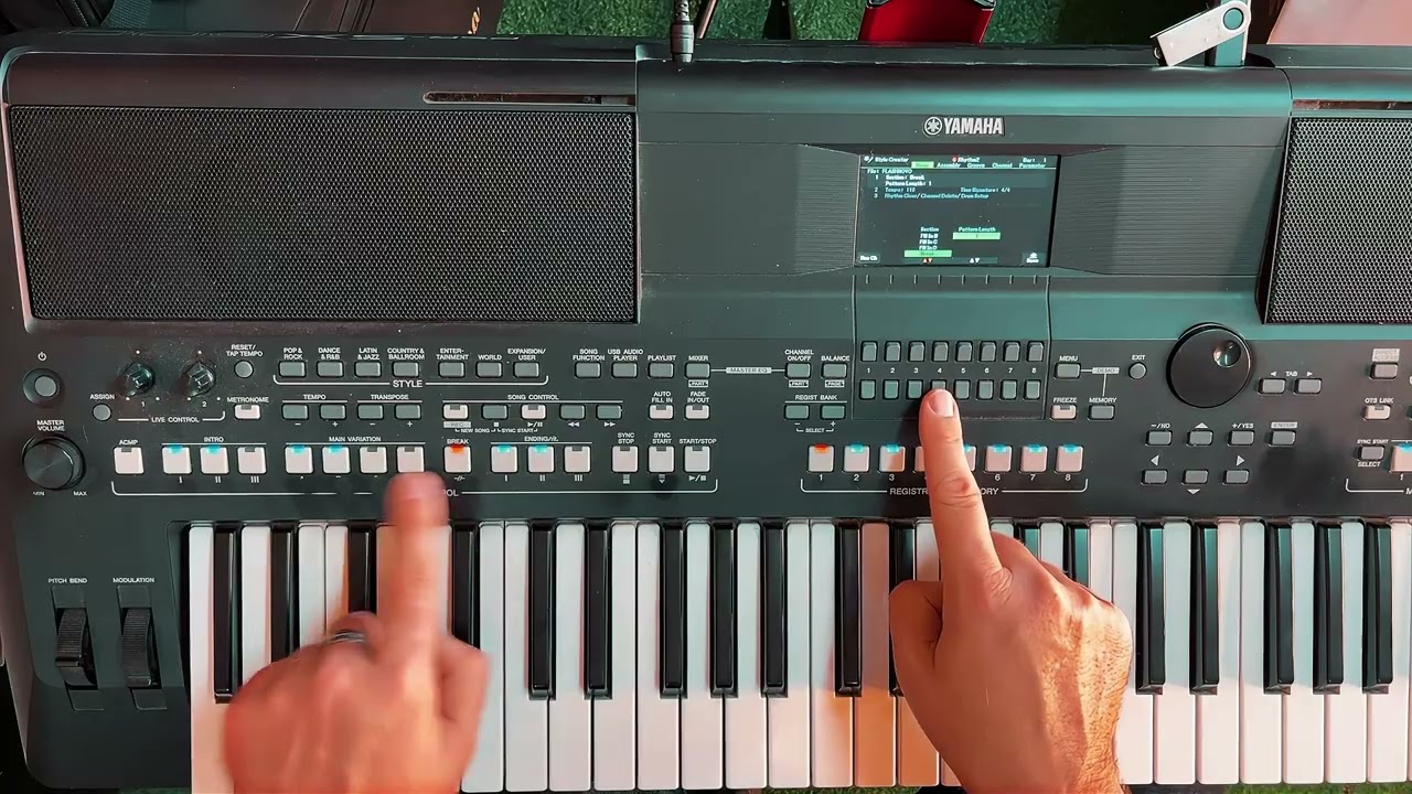 Como apagar uma intro de um ritmo