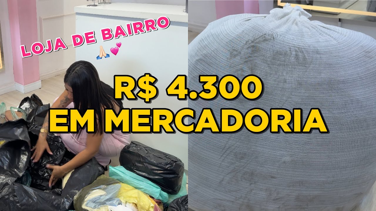 ABRINDO MERCADORIA DA MINHA LOJA DE BAIRRO | LISTA DE FORNECEDORES | MOSTREI TUDO | LOJA FEMININA 