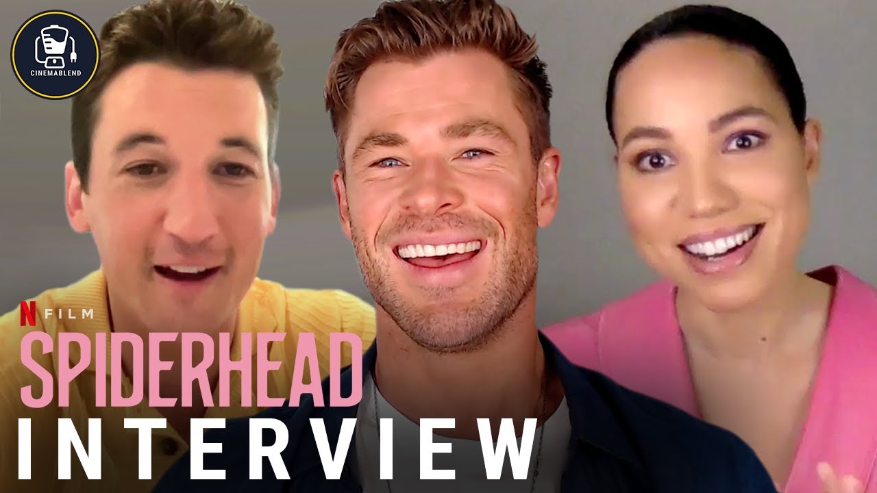 'Spiderhead' Interviews | Miles Teller, Chris Hemsworth Jurnee Smollett & More!