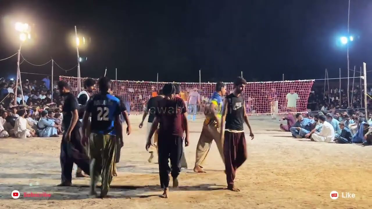 Part 1 zahir pir  volleyball match :Kashi Taunsa Club Vs layyah club 01.10.2024