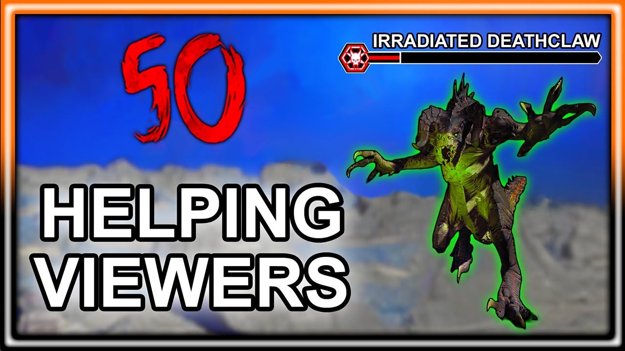 🔴 Round 50 & Irradiated Deathclaw Kills Project RADS With Viewers BO7 Zombies