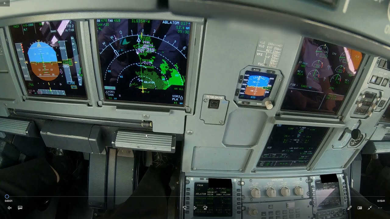 Управление снижением A320 — VVDN, слишком много энергии