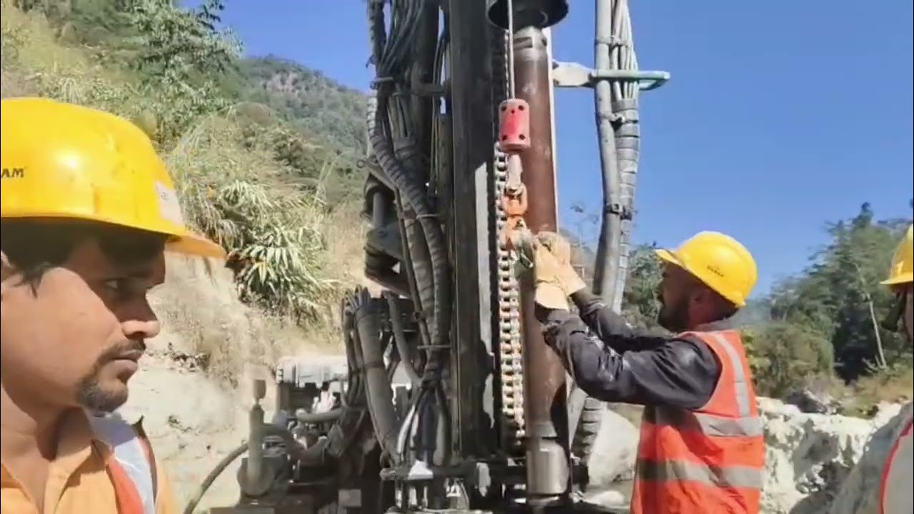 300m #micropile #drilling #casagrande Job site #sikkim 