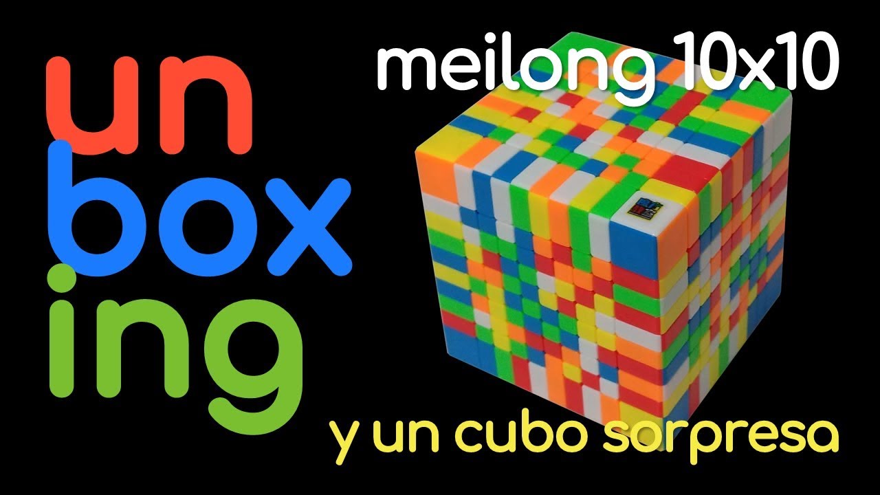 Unboxing Meilong 10x10 y otro Cubo Polizón | Rubik