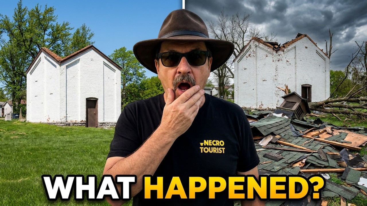 Cemetery Storm Damage (Trees, Markers and Roofs Oh My) Mt. Healthy Cemeteries Get Hit!