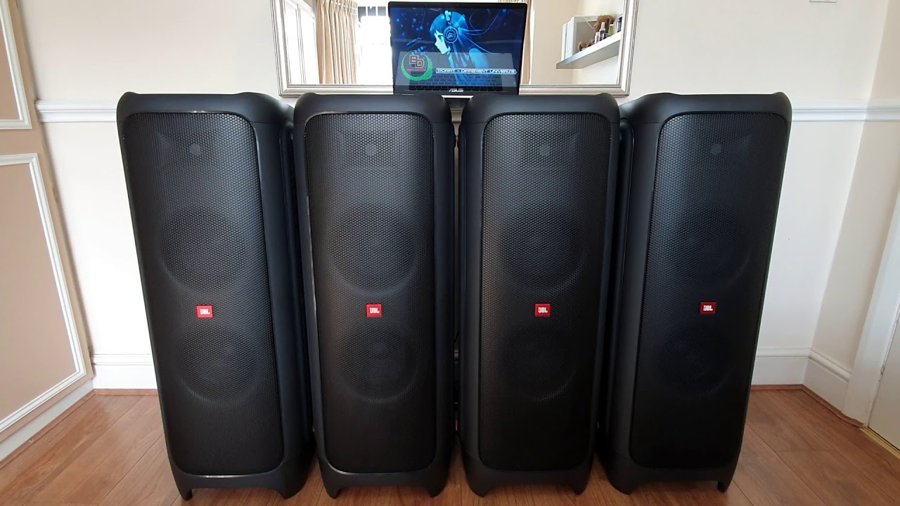 JBL speakers x4 partybox 1000