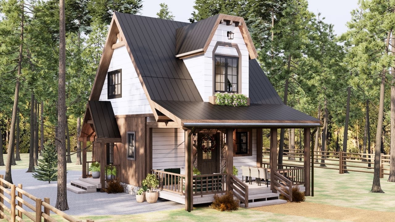 8x8m (26'x26')  AMAZING Cottage House| Cozy & Charming