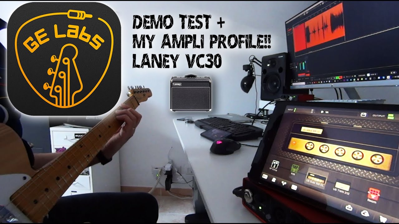 Ge Labs Mooer - demo test no talk - Ho profilato anche il mio ampli Laney con un app per Ipad!! -Ita