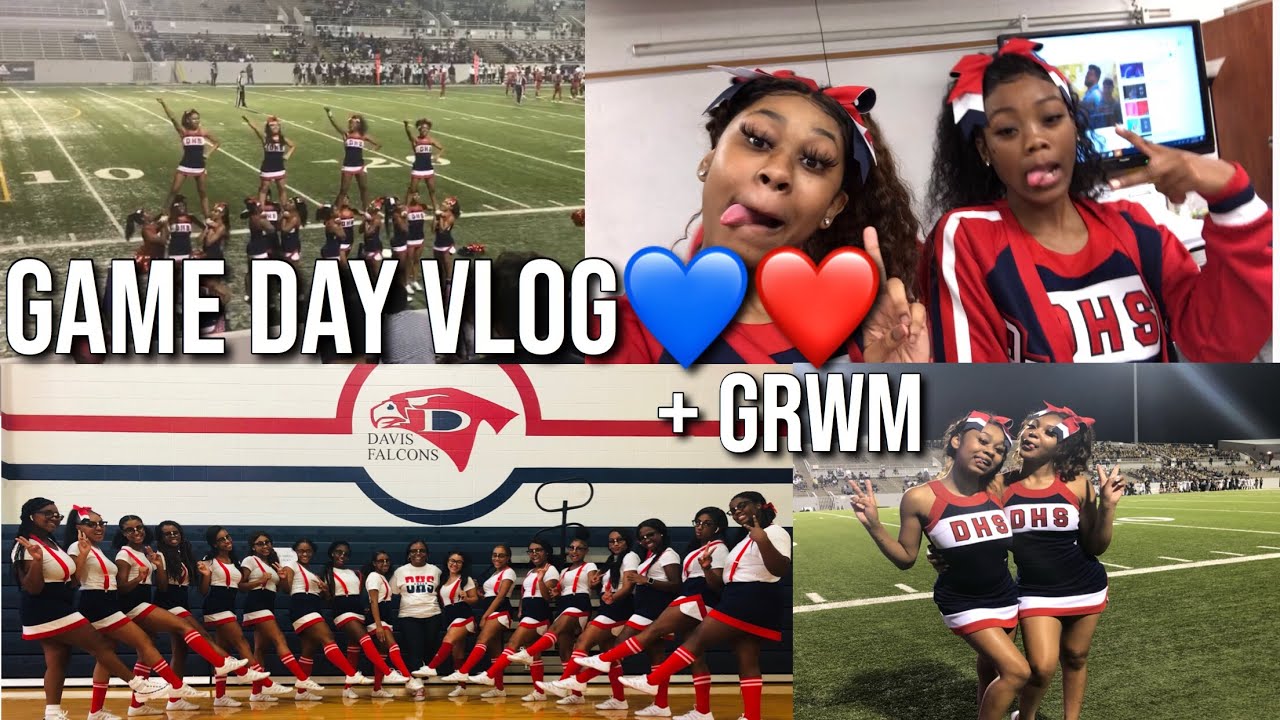 GAME DAY GRWM + VLOG | CHEER EDITION ft Yafeni Jewelry