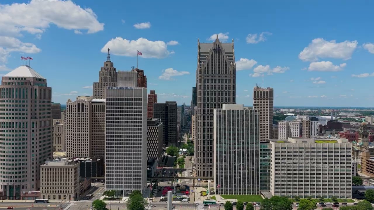 Aerial Detroit - Mavic 4 Pro