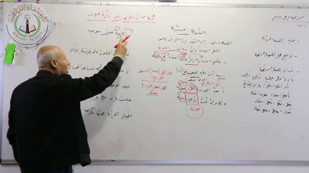 عمل الصفة المشبهه 1