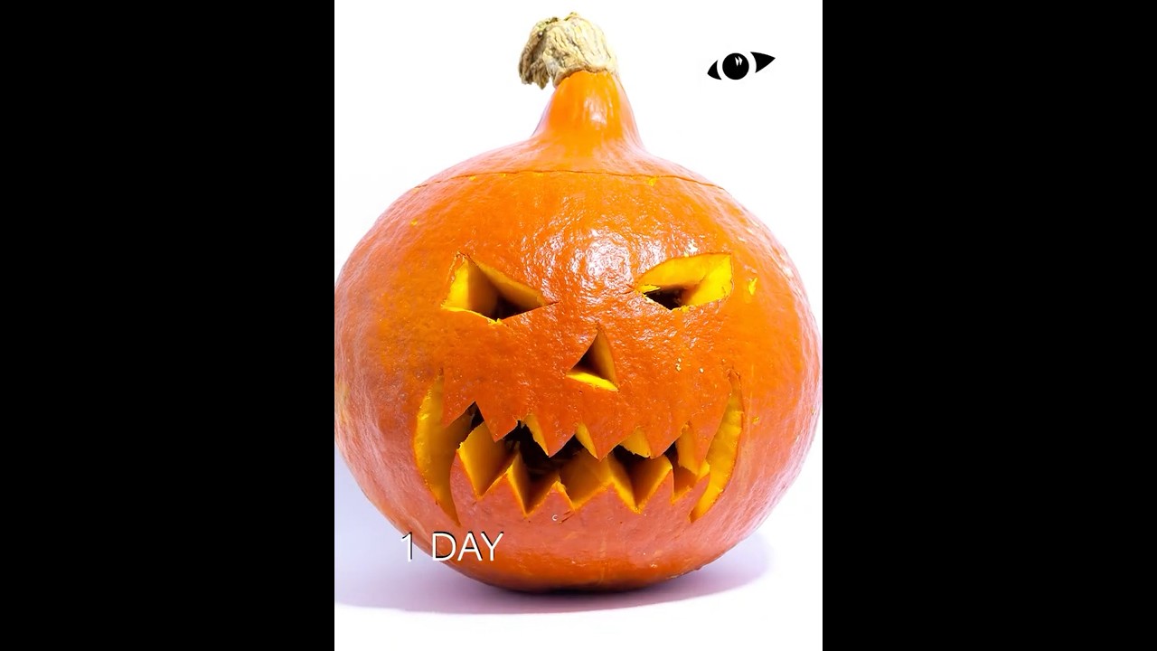 Halloween Pumpkin Timelapse #Shorts