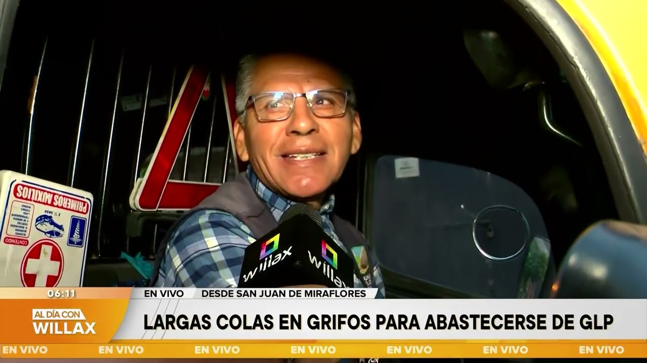 Al Día con Willax - MAR 06 - LARGAS COLAS EN GRIFOS PARA ABASTECERSE DE GLP | Willax