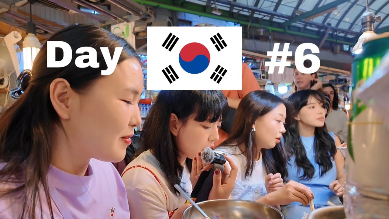 Амьд наймаалж лаазалсан авгалдай идэх байсан юм (We arrived in Korea) Day#6