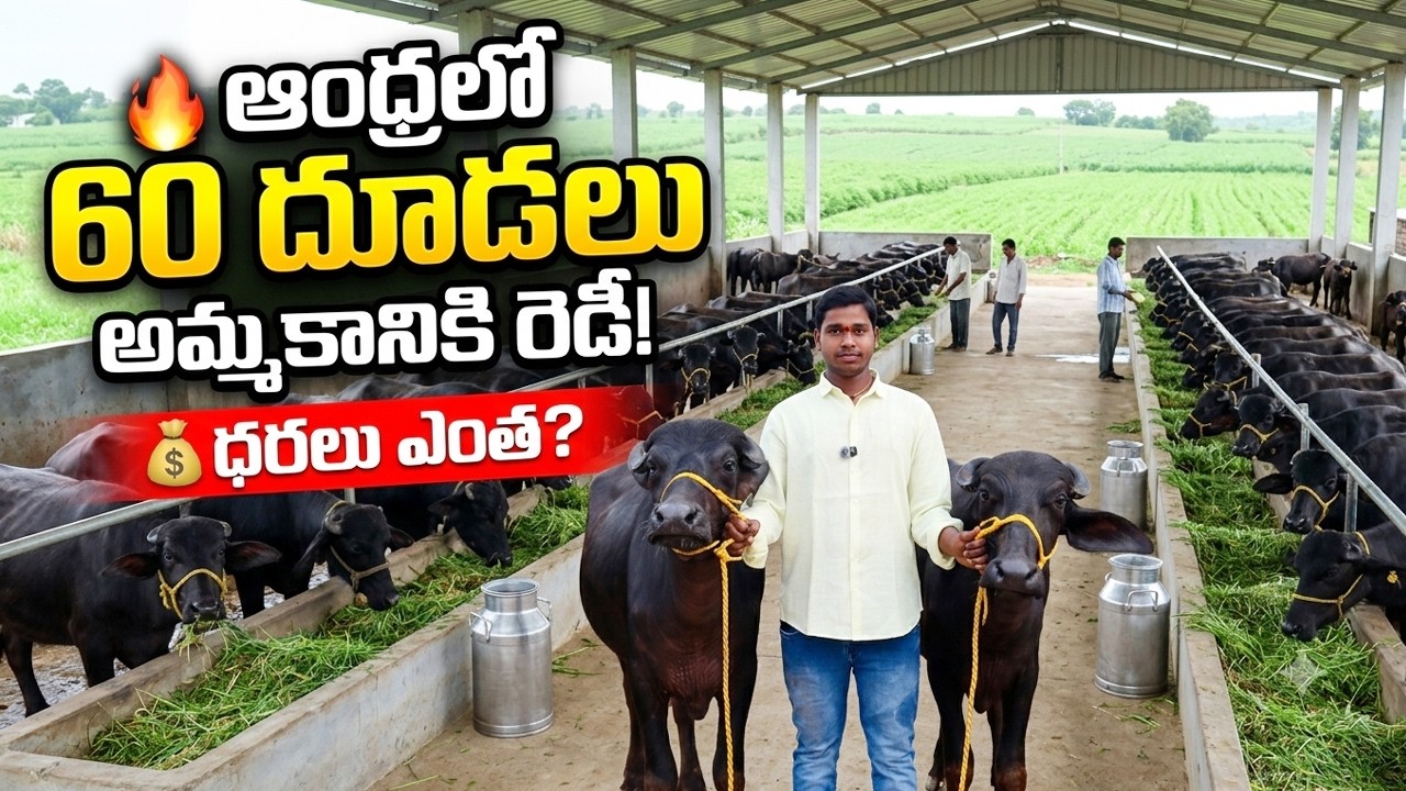 60 ముర్రా జాతి దూడలు అమ్మకానికి రెడీ! Andhra calfs for sale |ముర్రా దూడలు |Calfs for sale in Andhra