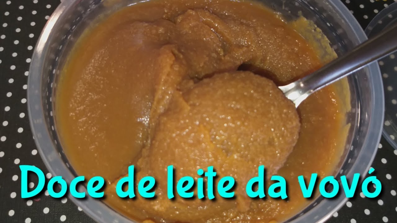 doce de leite caseiro da vovó com 2 ingredientes